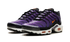 Nike Air Max Plus Voltage Purple sneaker with gradient tones and wavy overlays, available at ASEY SHOP Morocco.