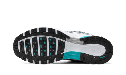 Nike P-6000 Dusty Cactus in white, silver, and turquoise, available at ASEY SHOP Morocco.