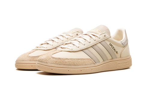 Adidas Handball Spezial WMNS in Cream White Beige with suede upper, available at ASEY SHOP Morocco
