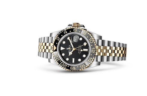 Rolex GMT‑MASTER II Oyster, 40 mm, Oystersteel and yellow gold M126713GRNR-0001