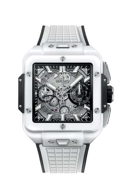 Hublot Square Bang Unico White Ceramic 42 mm