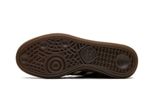 Adidas Handball Spezial WMNS in Wonder White Black, classic white and black sneaker, available at ASEY SHOP Morocco.