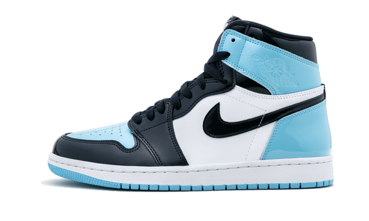Patent top leather aj1
