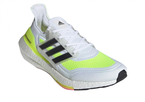WMNS Ultra Boost 2021 Cloud White Core Black Solar Yellow