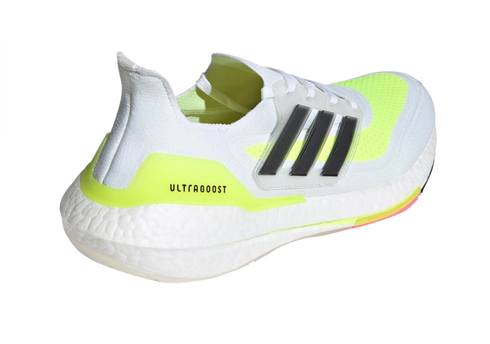 WMNS Ultra Boost 2021 Cloud White Core Black Solar Yellow