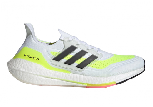 WMNS Ultra Boost 2021 Cloud White Core Black Solar Yellow