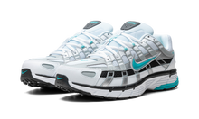Charger l&#39;image dans la galerie, Nike P-6000 Dusty Cactus in white, silver, and turquoise, available at ASEY SHOP Morocco.


