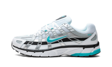 Charger l&#39;image dans la galerie, Nike P-6000 Dusty Cactus in white, silver, and turquoise, available at ASEY SHOP Morocco.


