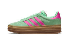 Charger l&#39;image dans la galerie, Adidas Gazelle Bold Pulse Mint Pink sneakers with platform sole, available at ASEY SHOP Morocco.
