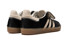 Charger l&#39;image dans la galerie, Adidas Samba Wales Bonner Black Pony Hair sneakers with gum sole, available at ASEY SHOP Morocco.
