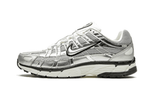 Charger l&#39;image dans la galerie, Nike P-6000 Metallic Silver sneaker with mesh and leather overlays, available at ASEY SHOP Morocco.


