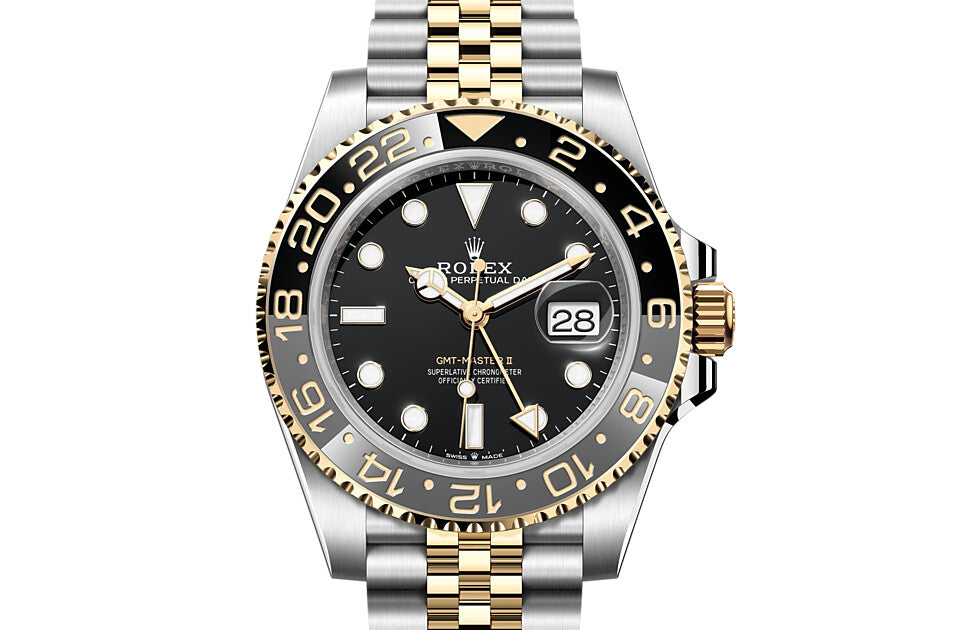 Rolex  GMT‑MASTER II Oyster, 40 mm, Oystersteel and yellow gold M126713GRNR-0001