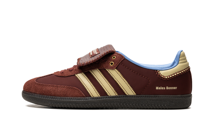 Adidas Samba Wales Bonner - Nylon sneakers with leather and nylon accents, available at ASEY SHOP Morocco.